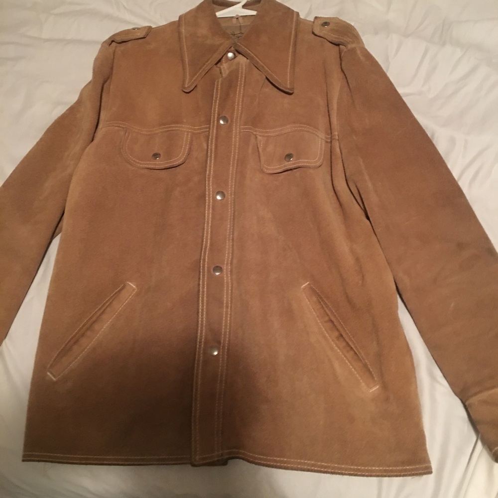 Mens vintage leather jacket